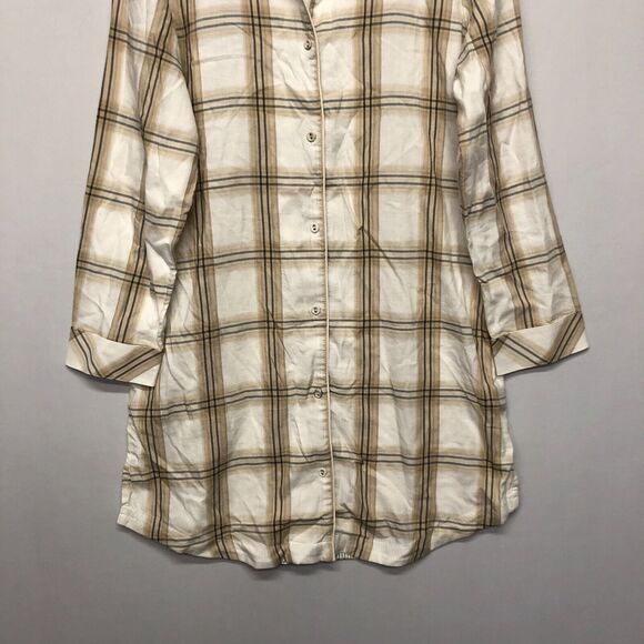 NWT Soft Surroundings Cozy & Cheer Pajama Sleep Dress Small Plaid B272 -1 - Picture 12 of 15